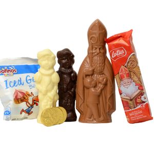 Luxe gemengd Sinterklaaspakket voor Sint 2021