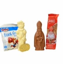 Sinterklaaspakket chocolade met koekjes en speculoos